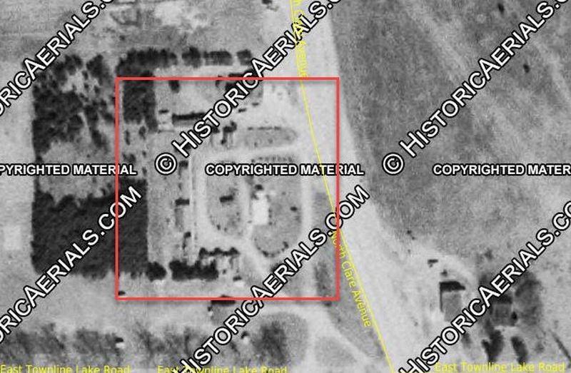 Parkview Tourist Court - 1968 Aerial (newer photo)